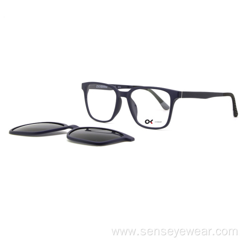 Ultem Frame Clip On Glasses Polarized Sunglasses